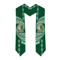 Tonga Lahaina High School Graduation Stole Traditional Ngatu and Polynesian Pattern LT03 - Polynesian Pride