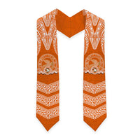 Tonga Tailulu College Graduation Stole Traditional Ngatu and Polynesian Pattern LT03 - Polynesian Pride