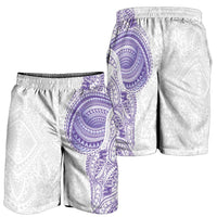 Traditional Polynesian Art Tattoos Shorts for Men Purple Color LT03 - Polynesian Pride