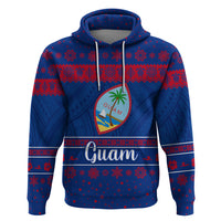 Custom Guam Christmas Zip Hoodie Simple Style LT8