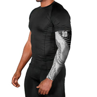 Personalized New Zealand Football Arm Sleeves Kiwi Mascot with Silver Fern - Maori Tribal Tattoo Art
