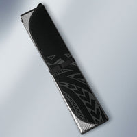 Personalized New Zealand Football Auto Sun Shade Kiwi Mascot with Silver Fern - Maori Tribal Tattoo Art