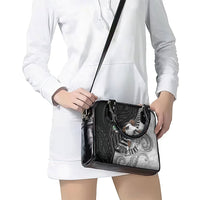 Personalized New Zealand Football Shoulder Handbag Kiwi Mascot with Silver Fern - Maori Tribal Tattoo Art