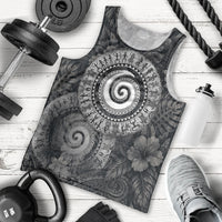 Hawaiian Piko Men Tank Top Cultural Anchor Connect Your Roots Ocean Waves TS04 - Polynesian Pride