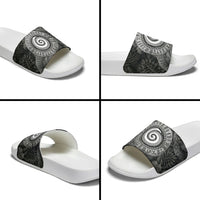 Hawaiian Piko Slide Sandals Cultural Anchor Connect Your Roots Ocean Waves