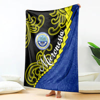 Federated States Of Micronesia FSM Blanket Pacific Islander Tribal Swirl Geometric Pattern TS04 - Polynesian Pride