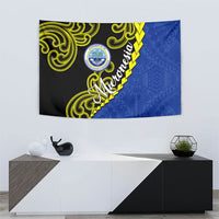 Federated States Of Micronesia FSM Tapestry Pacific Islander Tribal Swirl Geometric Pattern TS04 - Polynesian Pride