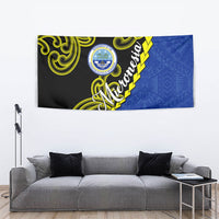 Federated States Of Micronesia FSM Tapestry Pacific Islander Tribal Swirl Geometric Pattern TS04 - Polynesian Pride