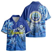 Micronesia Sea Turtle Kid Hawaiian Shirt Federated States Of Micronesia Tribal Floral Pattern TS04 - Polynesian Pride
