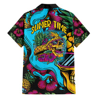 Pineapple Skull Kid Hawaiian Shirt Sumer Time TS04 Kid Multicolor - Polynesian Pride