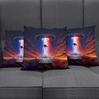 New Zealand Aotearoa Kiwi UFO Pillow Cover Sci-Fi Galaxy Sunset Sky Tower And Mountain TS04 - Polynesian Pride