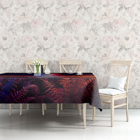 New Zealand Aotearoa Kiwi UFO Tablecloth Sci-Fi Galaxy Sunset Sky Tower And Mountain TS04 - Polynesian Pride