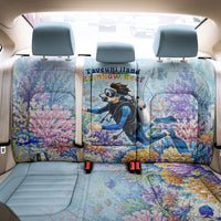 Fiji Taveuni Rainbow Reef Back Car Seat Cover Scuba Diver Vibrant Undersea Coral Garden Watercolor TS04 - Polynesian Pride
