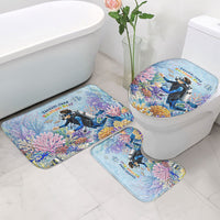 Fiji Taveuni Rainbow Reef Bathroom Set Scuba Diver Vibrant Undersea Coral Garden Watercolor TS04 - Polynesian Pride