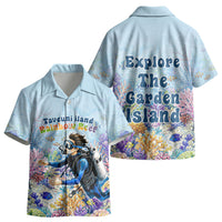Fiji Taveuni Rainbow Reef Kid Hawaiian Shirt Scuba Diver Vibrant Undersea Coral Garden Watercolor TS04 - Polynesian Pride