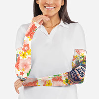 Personalized Hawaii School Club Back To Class Arm Sleeves Retro Tropical Hibiscus Pattern With Open Notebook TS04 - Polynesian Pride