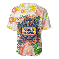 Personalized Hawaii School Club Back To Class Baseball Jersey Retro Tropical Hibiscus Pattern With Open Notebook TS04 - Polynesian Pride