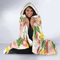 Personalized Hawaii School Club Back To Class Hooded Blanket Retro Tropical Hibiscus Pattern With Open Notebook TS04 - Polynesian Pride