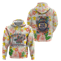 Personalized Hawaii School Club Back To Class Hoodie Retro Tropical Hibiscus Pattern With Open Notebook TS04 - Polynesian Pride