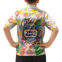 Personalized Hawaii School Club Back To Class Kid Hawaiian Shirt Retro Tropical Hibiscus Pattern With Open Notebook TS04 - Polynesian Pride