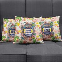 Personalized Hawaii School Club Back To Class Pillow Cover Retro Tropical Hibiscus Pattern With Open Notebook TS04 - Polynesian Pride