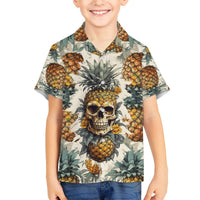 Pineapple Skull Hawaiian Shirt Summer Paradise TS04 - Polynesian Pride