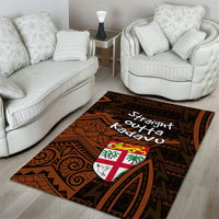 Straight Outta Kadavu Fiji Area Rug Tribal Polynesian Tattoo Coat Of Arms Flag TS04 - Polynesian Pride
