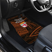 Straight Outta Kadavu Fiji Car Mats Tribal Polynesian Tattoo Coat Of Arms Flag TS04 - Polynesian Pride