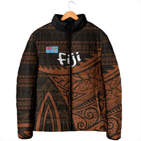 Straight Outta Kadavu Fiji Padded Jacket Tribal Polynesian Tattoo Coat Of Arms Flag TS04 - Polynesian Pride