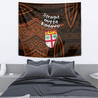 Straight Outta Kadavu Fiji Tapestry Tribal Polynesian Tattoo Coat Of Arms Flag TS04 - Polynesian Pride
