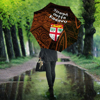Straight Outta Kadavu Fiji Umbrella Tribal Polynesian Tattoo Coat Of Arms Flag TS04 - Polynesian Pride