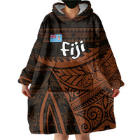 Straight Outta Kadavu Fiji Wearable Blanket Hoodie Tribal Polynesian Tattoo Coat Of Arms Flag TS04 - Polynesian Pride