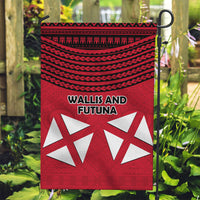 Wallis And Futuna Garden Flag Polynesian Tattoo Flag Map TS04 Garden Flag Red Black - Polynesian Pride
