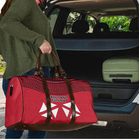 Wallis And Futuna Travel Bag Polynesian Tattoo Flag Map