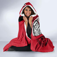 Wallis And Futuna Hooded Blanket Tribal Polynesian Tattoo Flag Motif TS04 - Polynesian Pride