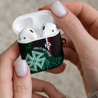 Wallis And Futuna AirPods Case Tribal Polynesian Tattoo Heritage Cross Flag TS04 - Polynesian Pride