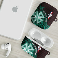 Wallis And Futuna AirPods Case Tribal Polynesian Tattoo Heritage Cross Flag TS04 - Polynesian Pride