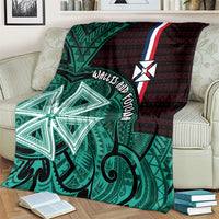 Wallis And Futuna Blanket Tribal Polynesian Tattoo Heritage Cross Flag TS04 - Polynesian Pride