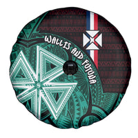 Wallis And Futuna Spare Tire Cover Tribal Polynesian Tattoo Heritage Cross Flag TS04 - Polynesian Pride
