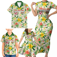 Hawaiian Piko Threads Of Paradise Aloha Family Matching Short Sleeve Bodycon Dress and Hawaiian Shirt Tropical Hibiscus Plumeria TS04 - Polynesian Pride