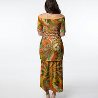 Hawaiian Piko Lani Cultivate I Ka Piko Aloha Puletasi Retro Psychedelic Taro Leaf - Hibiscus Flowers TS04 - Polynesian Pride
