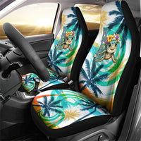Hawaii Waimanalo Sea Turtle Car Seat Cover Cute Tropical Beach Aloha Spirit Cartoon