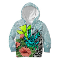 Polynesian Hawaii Kid Hoodie Kanaka with Crab Tribal tattoo TS04 Hoodie Multicolor - Polynesian Pride
