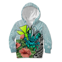 Polynesian Hawaii Kid Hoodie Kanaka with Crab Tribal tattoo TS04 Zip Hoodie Multicolor - Polynesian Pride