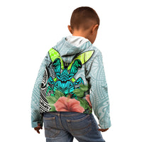 Polynesian Hawaii Kid Hoodie Kanaka with Crab Tribal tattoo TS04 - Polynesian Pride