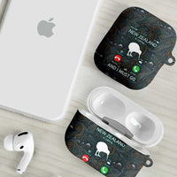 New Zealand is Calling and I Must Go AirPods Case Kiwi Bird Silhouette TS04 - Polynesian Pride