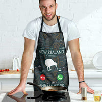 New Zealand is Calling and I Must Go Apron Kiwi Bird Silhouette TS04 - Polynesian Pride