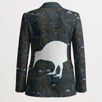 New Zealand is Calling and I Must Go Blazer Kiwi Bird Silhouette TS04 - Polynesian Pride
