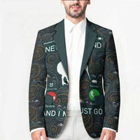 New Zealand is Calling and I Must Go Blazer Kiwi Bird Silhouette TS04 - Polynesian Pride
