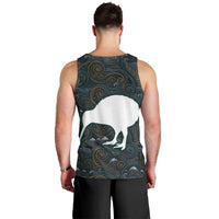 New Zealand is Calling and I Must Go Men Tank Top Kiwi Bird Silhouette TS04 - Polynesian Pride